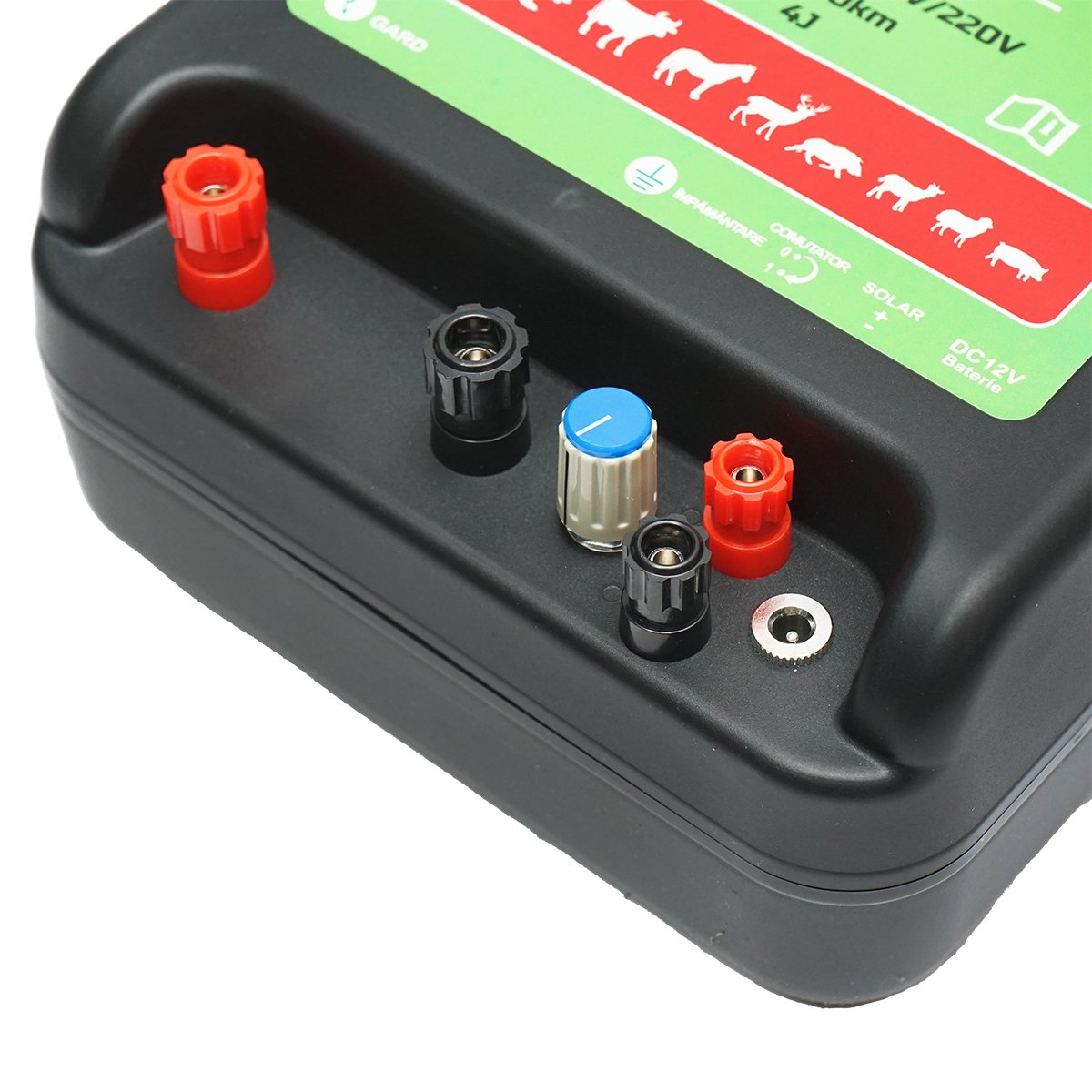Aparat generator de impulsuri DC 12/220V, 4 Joule 40km pentru gard electric BRITMANN